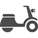 バイク輸送サービスのアイコン