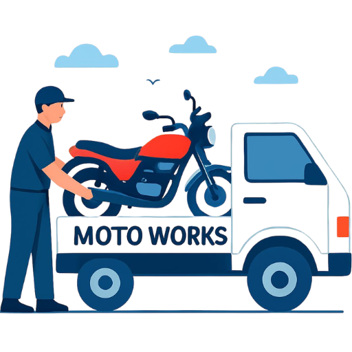 ご指定場所へバイクを引取りに伺うイメージ